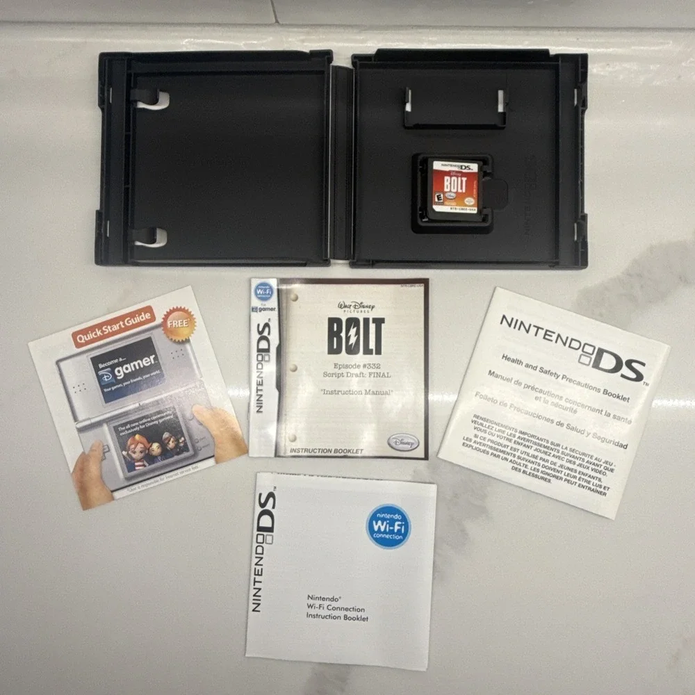 Bolt - (Nintendo DS, 2008) Complete in Box w/ Manual & Tested ✅